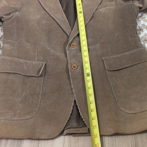 Levi Strauss & Co Brown Corduroy Blazer With Suede Elbow Patches - Picture 10 of 10